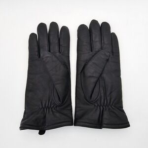 Vintage‎ Thinsulate Leather Gloves Women's Medium 40g Black Winter Driving